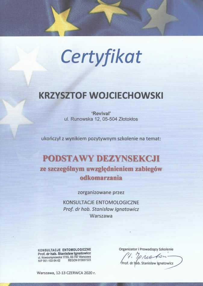 Stosowanie środków ochrony roślin metodą fumigacji